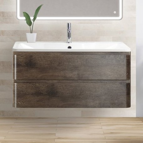 Тумба под раковину BelBagno Albano 100 подвесная rovere nature grigio (ALBANO-1000-2C-SO-RNG)
