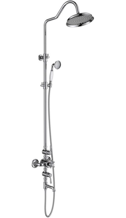 Душевая стойка Aquatek Классик AQ2543CR хром