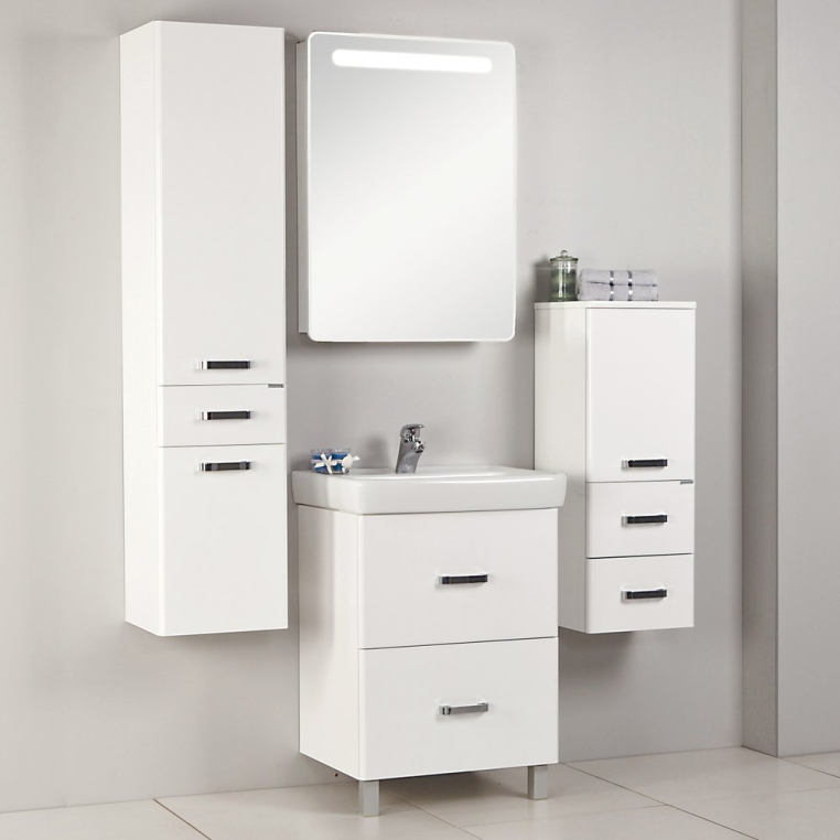 Комплект мебели Aquaton Америна Н 60 белая (1A1692K1AM010+1A135302AM01R)