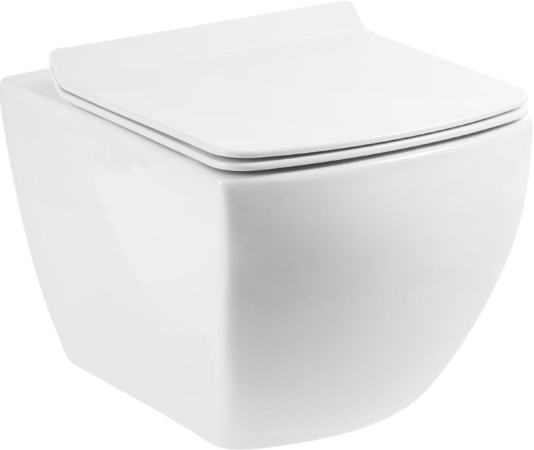 Подвесной унитаз BelBagno Carina безободковый BB514CHR