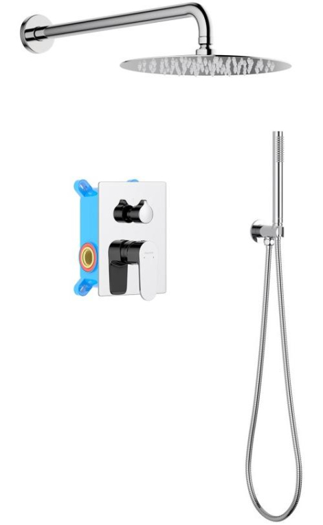 Душевая стойка Aquatek Оберон AQ1272CR хром