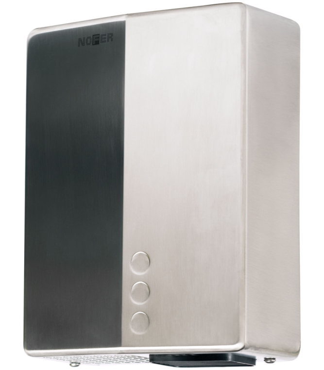 Сушилка для рук NOFER BIG FLOW EVO  01481.S хром матовый