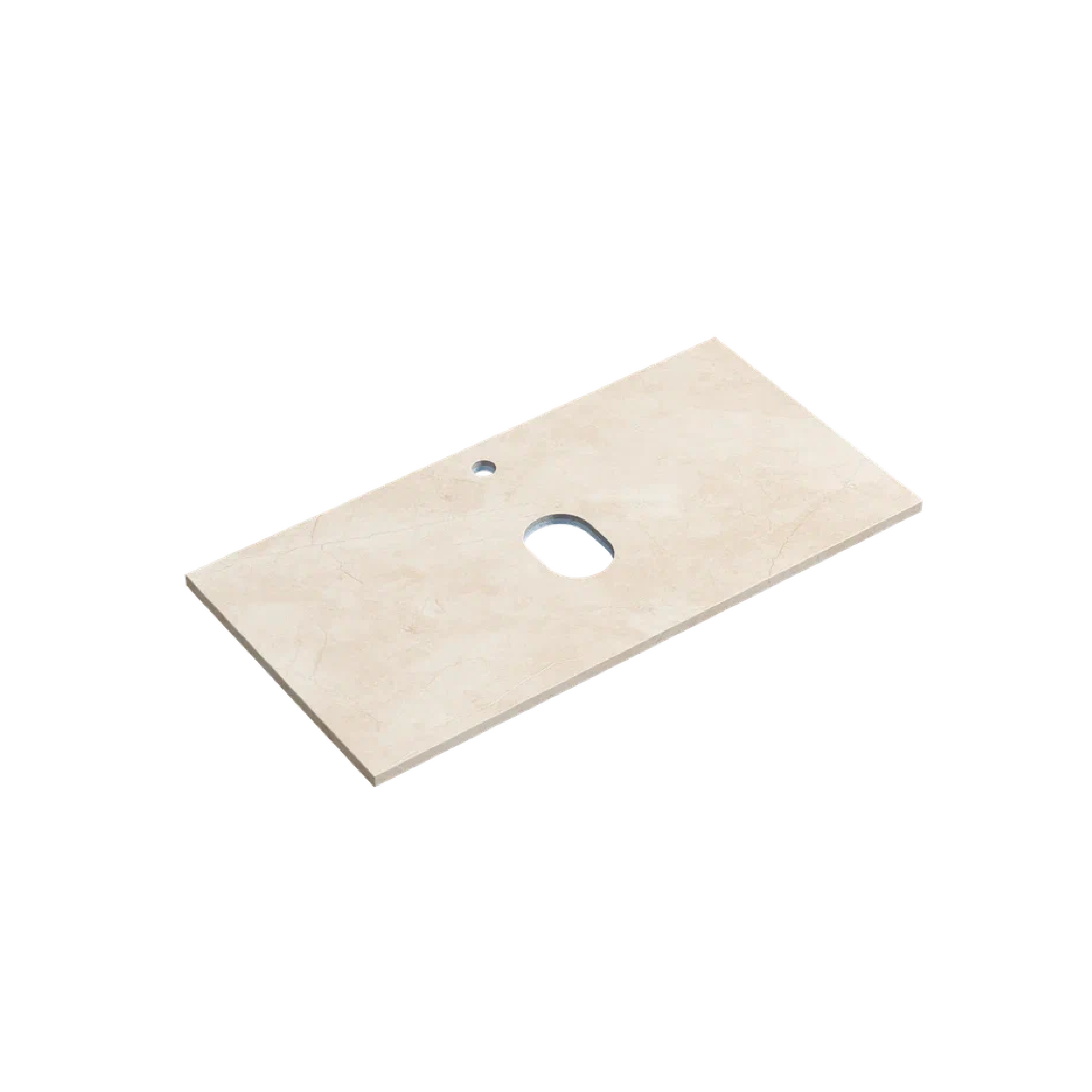 Столешница для ванной комнаты SANCOS 900х460, цвет kreman, арт. TT90A2