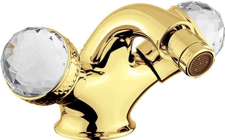 Смеситель для биде Migliore Axo Swarovski 18503 золото