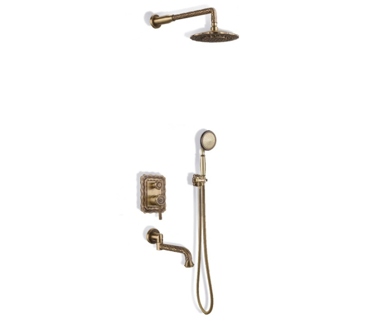 Комплект для душа встраиваемый Bronze de Luxe WINDSOR (10137DF)