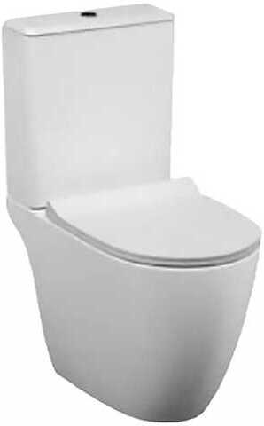 Напольный унитаз VitrA Sento с бачком и микролифтом, безободковый 9830B003-7204