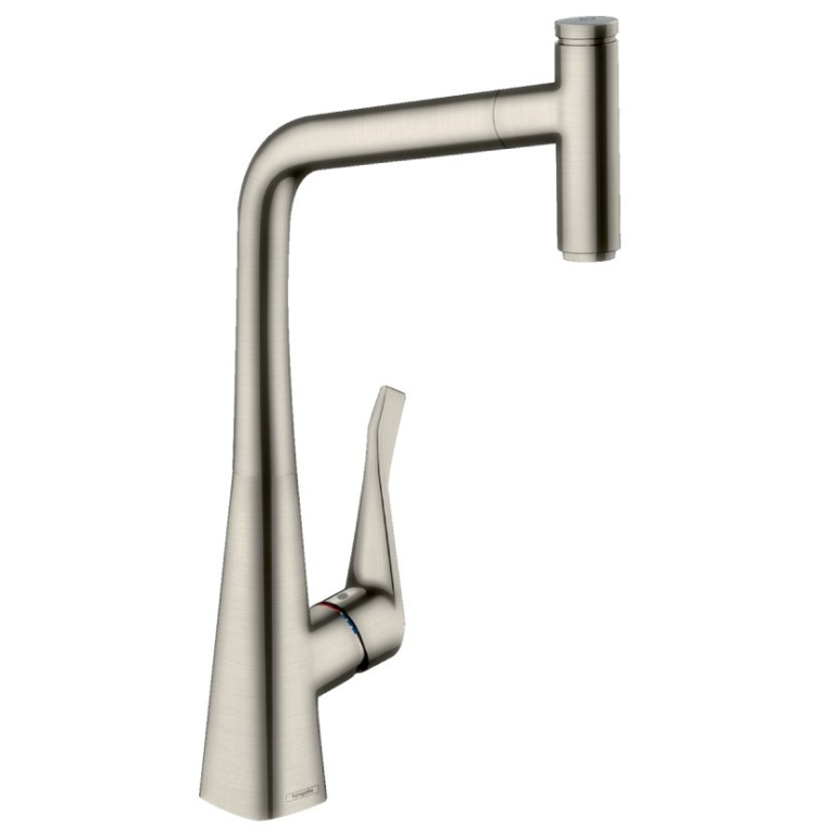 Смеситель для кухни Hansgrohe Metris Select сталь 14884800