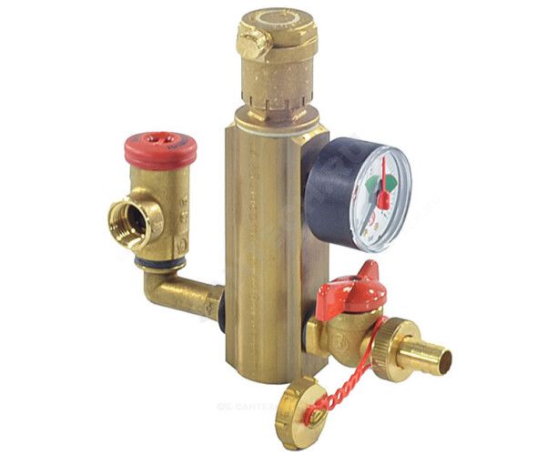 Группа безопасности котла R554F 1" 3 бар Giacomini R554FY001