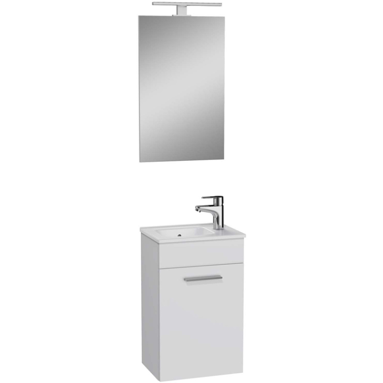 Комплект мебели для ванной Vitra Mia 40 R 75022 белый глянец
