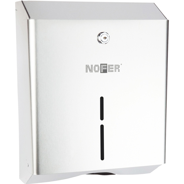 Диспенcер для бумажных полотенец Nofer 04010.W белый