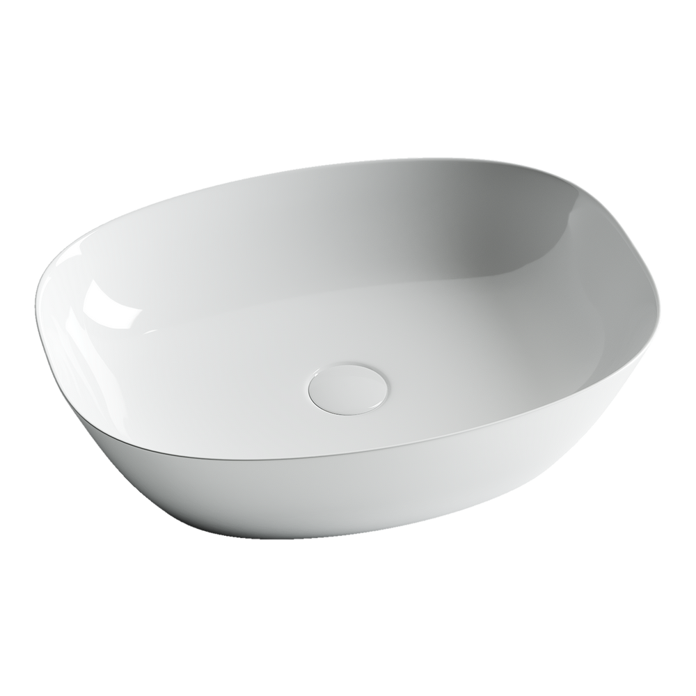 Накладные раковины CERAMICANOVA CN5005 Умывальник чаша накладная овальная Element 500*380*140мм