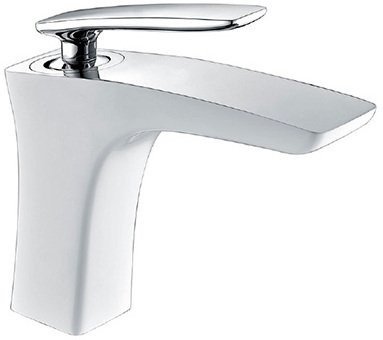 Смеситель для раковины Timo Helmi 4061/00-16F хром-белый