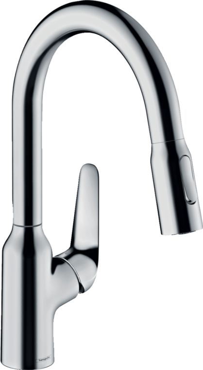 Кухонный смеситель Hansgrohe Focus M42 71801000 с вытяжным душем 2jet
