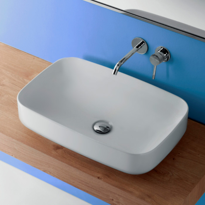 Раковина Kerasan Tribeca 60х38 см, белый матовый 514130