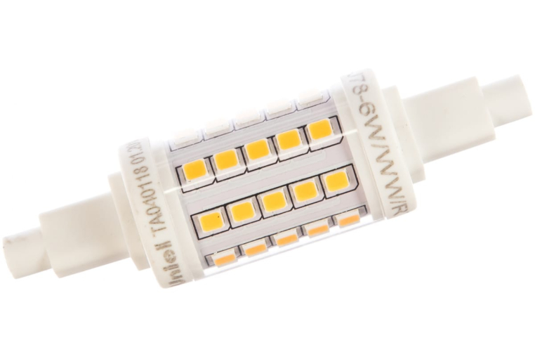 Лампа светодиодная Uniel LED-J78 R7s 6Вт 3000K LED-J78-6W/WW/R7s/CL PLZ06WH картон
