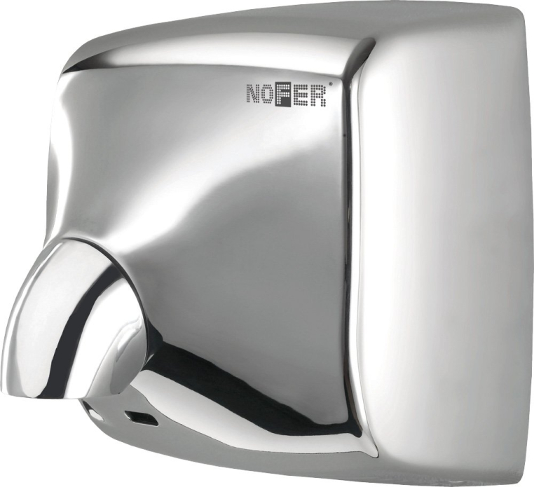 Сушилка для рук Nofer Windflow 01151.B автоматическая, хром глянец