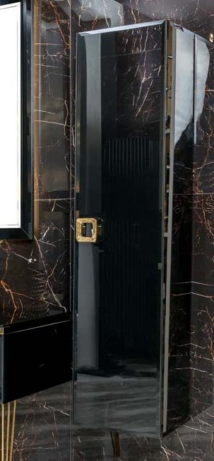 Пенал LUCIDO Глянцевый черный RAL9005