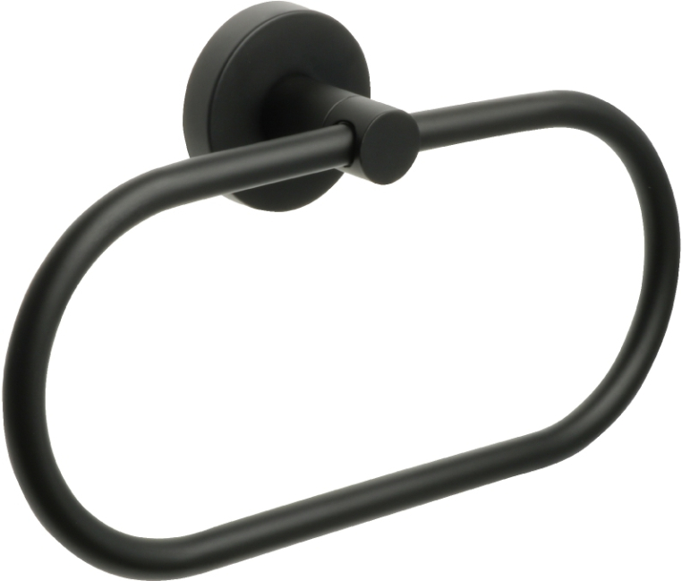 Полотенцедержатель кольцо черный Fixsen Comfort  Black FX-86011