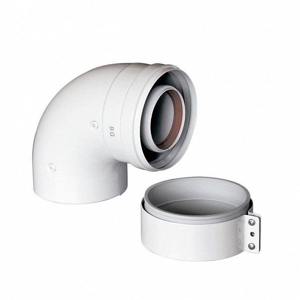 Baxi KHG Коаксиальный DN 60/100 отвод 90 (11860)