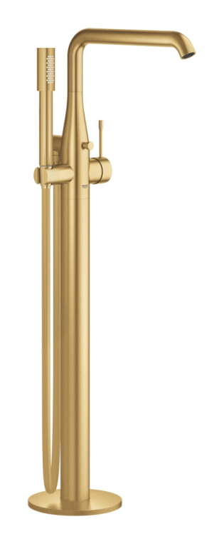 Смеситель для ванны GROHE Essence New 23491GN1 с душевым гарнитуром, холодный рассвет матовый