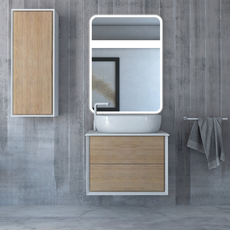 Комплект мебели Cezares Bellagio 70 со столешницей rovere tabacco (54716+50179+50185)