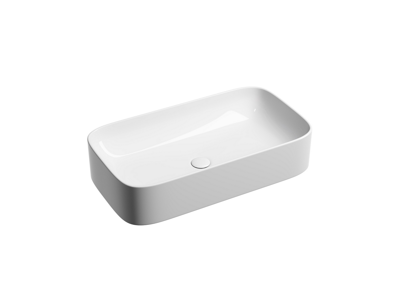 Умывальник чаша накладная прямоугольная Element 705x380x150мм