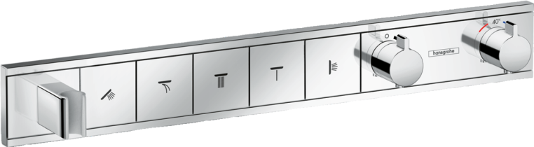 Термостат Hansgrohe RainSelect 15358000, 5 потребителей, хром