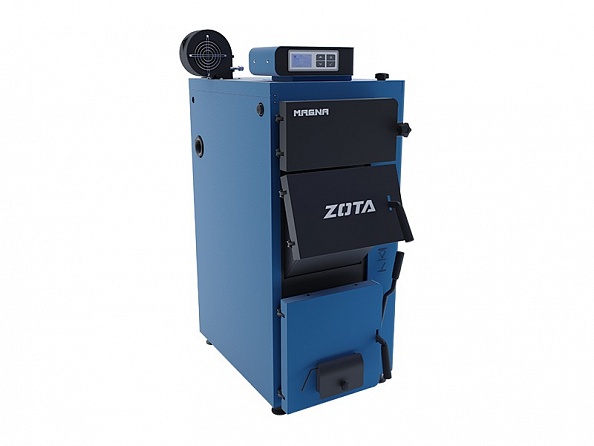 Напольный твердотопливный котёл Zota Magna 26 кВт (MG 493112 0026)