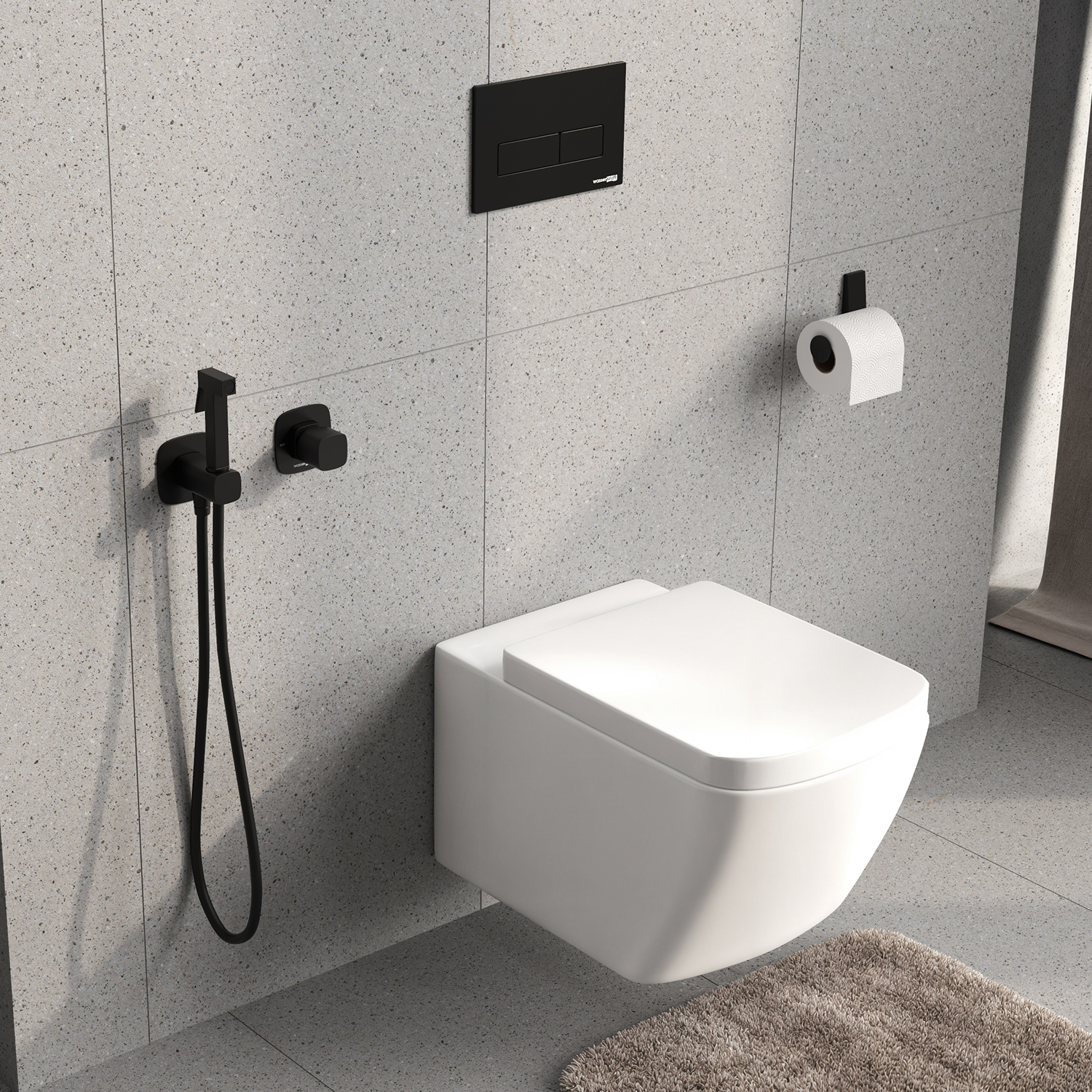 A9151.327.241.212 Встраиваемый комплект для биде со шлангом