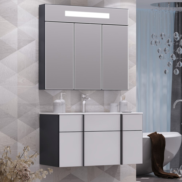 Комплект мебели Opadiris Кристалл 90 (00-00003652+050400-u-01+00-00003653)