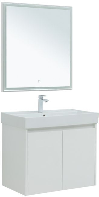 Мебель для ванной Aquanet Nova Lite 75 белый глянец (2 дверцы) 00302535