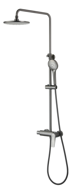Душевая стойка LEMARK Bronx LM3760GM черный