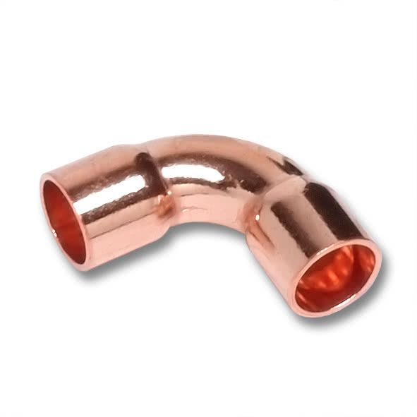 Фитинг Sanha 5002a/5002aE отвод 90° ВП-ВП, медь 15 , для медных труб под пайку (15002A15E)
