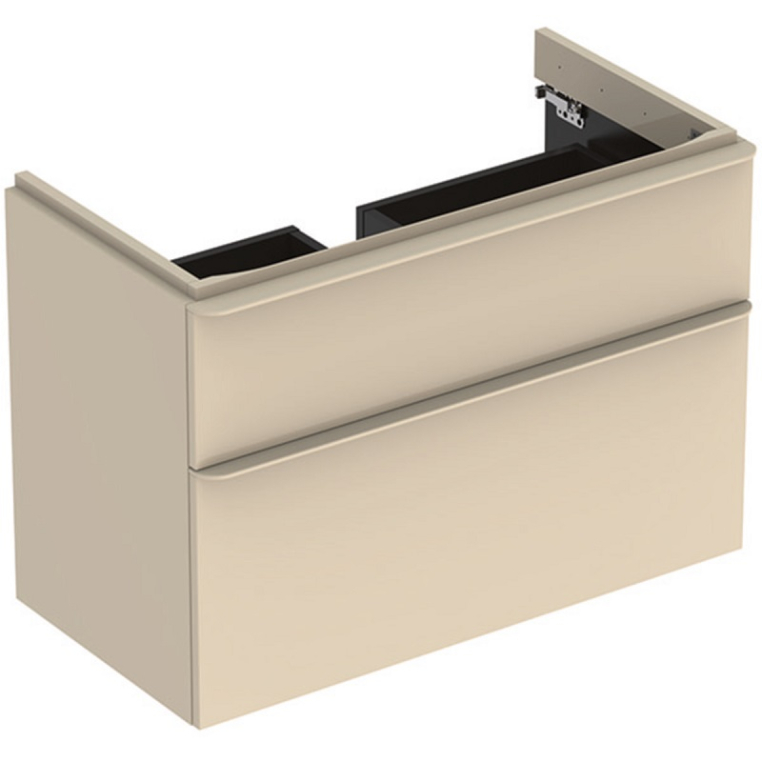 Тумба под раковину Geberit Smyle Square 500.354.JL.1, 90 см, цвет песчаный глянец