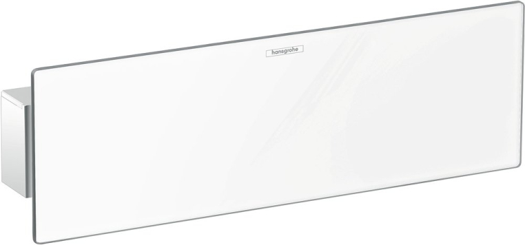 Шланговое подключение Hansgrohe FixFit 26456400 с держателем Porter 300 и полкой, белый/хром