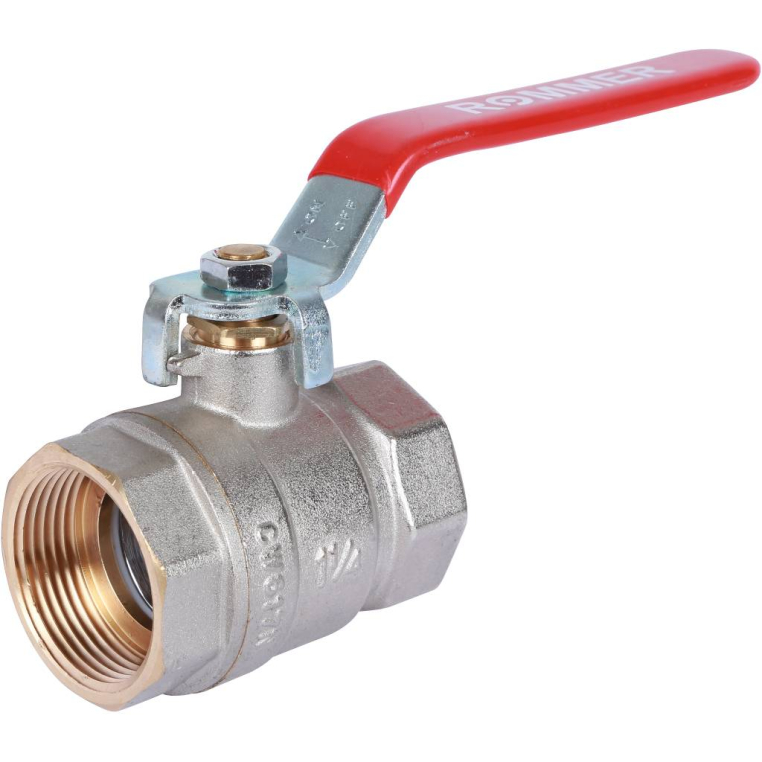 Шаровой кран ROMMER (RBV-0001-0110332) 1 1/4 ВН/ВН, ручка рычаг