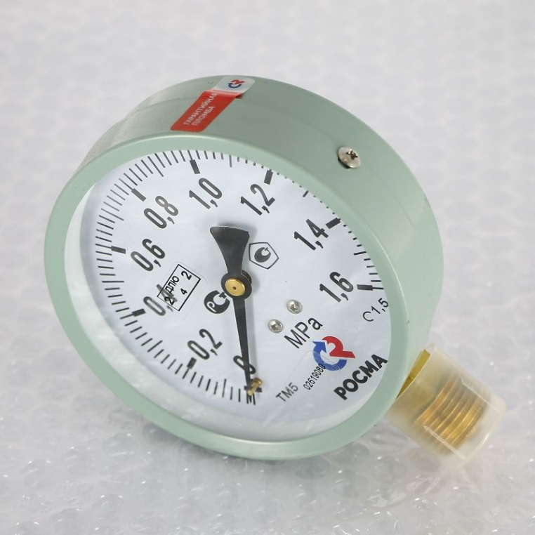 Манометр Росма ТМ-510 P.00 100/16 (1/2", 0-16 бар, 1,5) M2 радиальный 00000006818