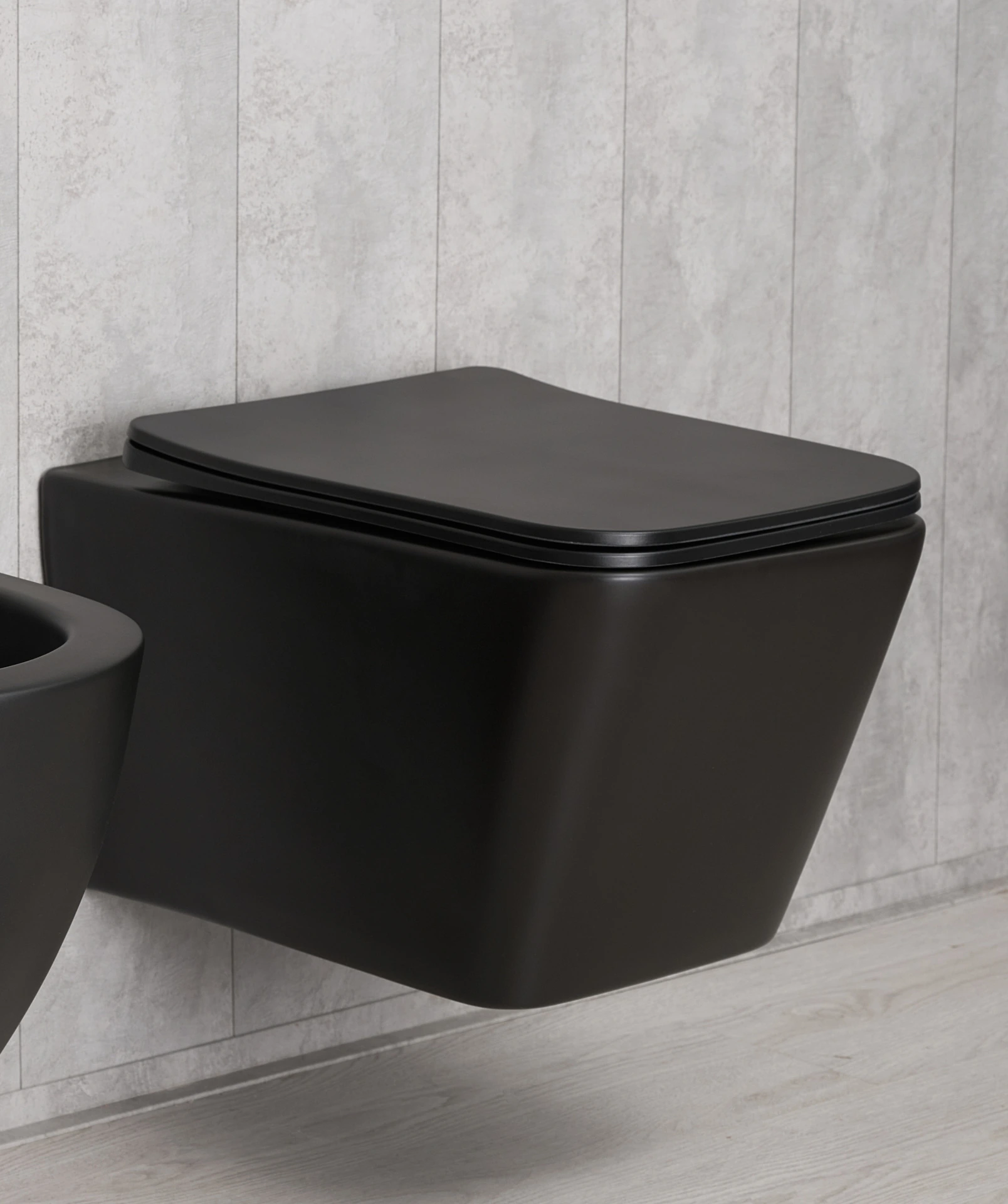 Унитаз подвесной Gid Tr2144Bm 62225Y черный матовый 52x36x33.5