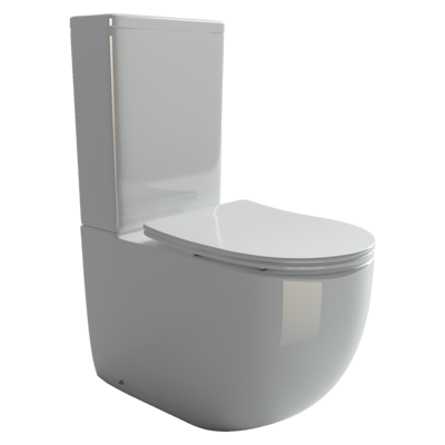 Напольная пристенная чаша унитаза METROPOL Rimless