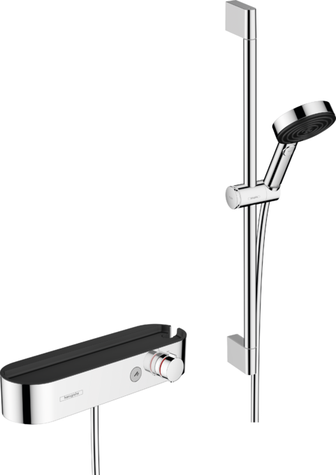 Душевая система с термостатом Hansgrohe Pulsify Relaxation 105 3 jet 65см 24260000