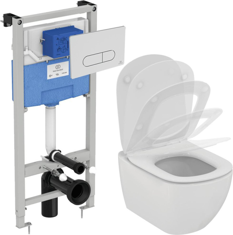 Комплект унитаза с инсталляцией Ideal Standard Prosys Tesi AquaBlade P386801