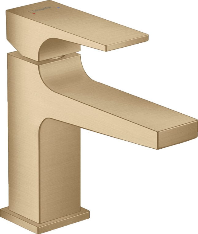 Смеситель для раковины Hansgrohe Metropol 32500140 шлифованная бронза