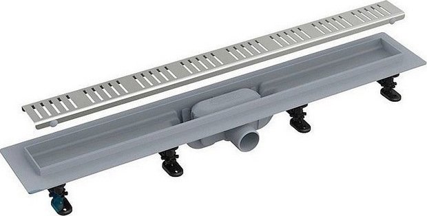 Душевой лоток AlcaPlast Simple с решеткой и опорами APZ10-850M