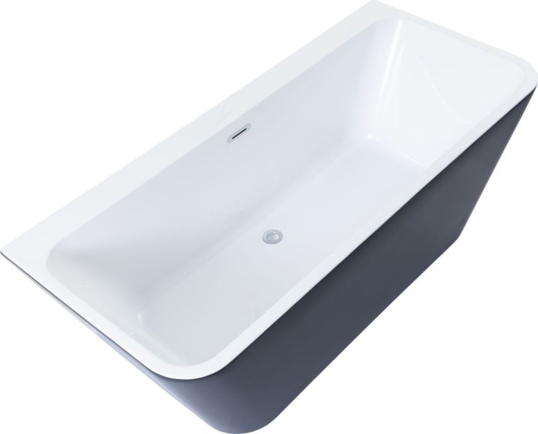 Акриловая ванна Aquanet Family Perfect 170x75 13775 Matt Finish панель Black matte 13775-MW-MB