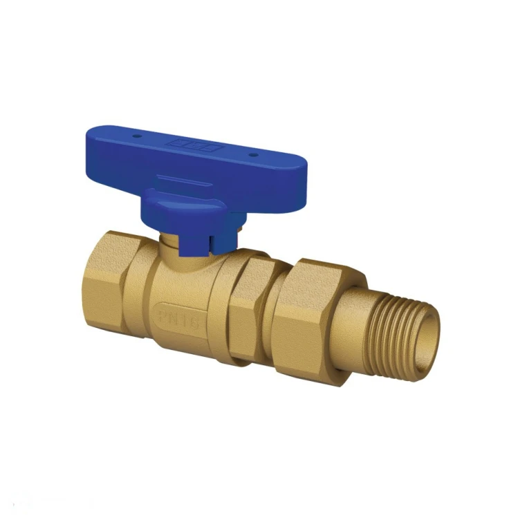 Кран шаровой Far 3/4” ВР-американка с синей ручкой (FS 3079 34B)