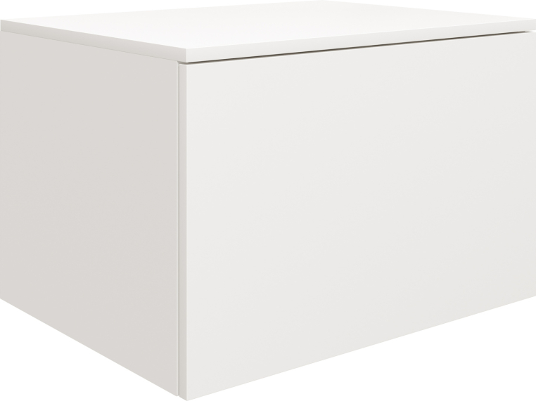 Мебель для ванной Stworki Ольборг 60 столешница дуб французский, без отверстий, с тумбой 60, с раковиной Vitra Water jewels