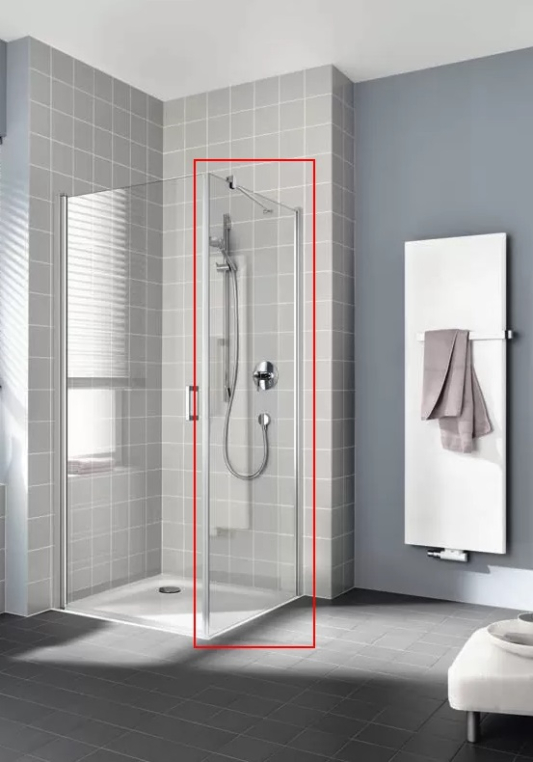 Боковая стенка Kermi CADA XS CKTWR09020VPK H=2000 L=860-910
