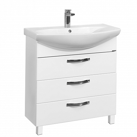 Тумба с раковиной Aquaton Ария 80 Н 1A1413K0AA010
