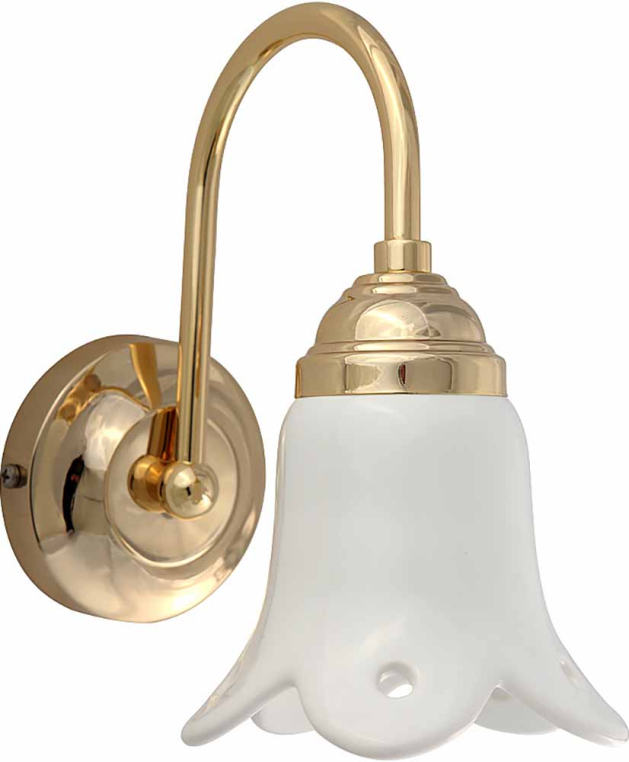 Светильник настенный Migliore Mirella 17339 керамика/золото H20хL10хP20 cm