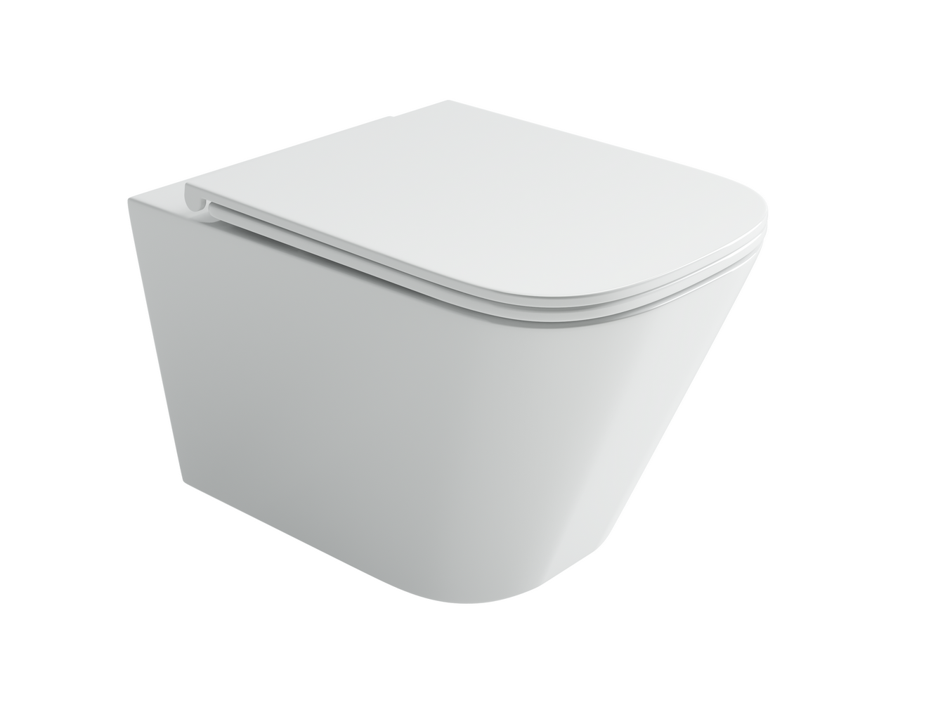 Подвесной унитаз Union Торнадо безободковый, с ультратонким сиденьем с микролифтом и функцией быстрого снятия, с креплением скрытого монтажа, цвет белый